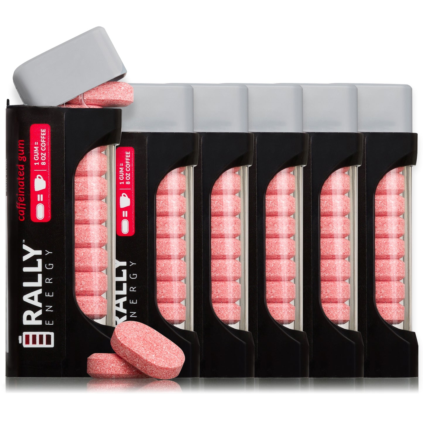 Cinnamon Caffeinated Gum - 60mg Caffeine