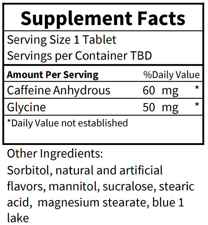 Wintergreen Caffeinated Mints - 60mg Caffeine