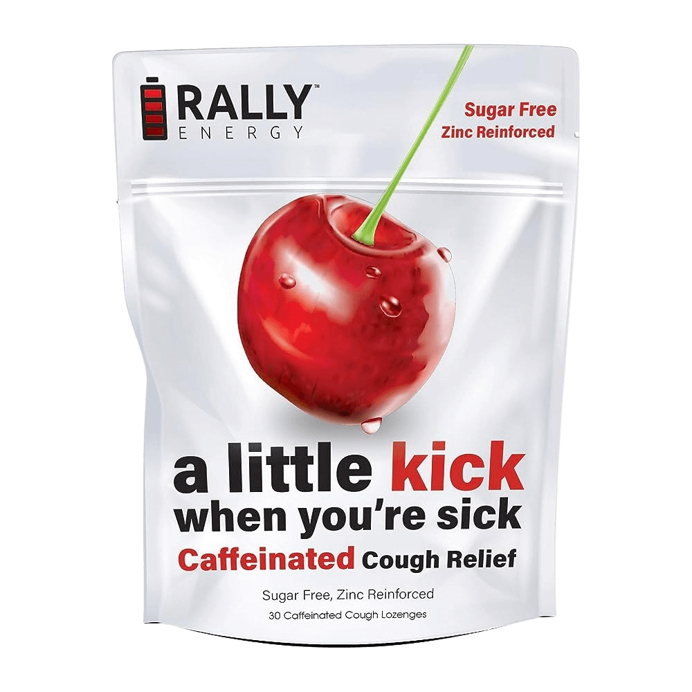 Cherry Caffeinated Cough Lozenges - 20mg Caffeine