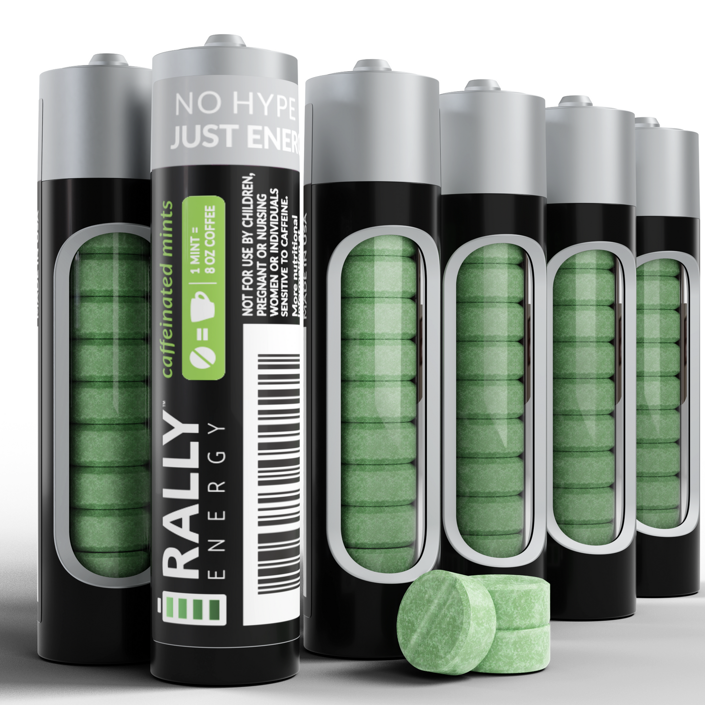 Display Case of Rally Energy Mints (20-Pack)